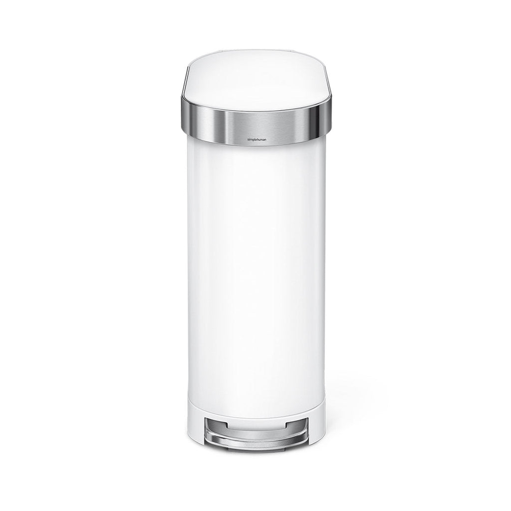 45L Slim Step Can with Liner Rim